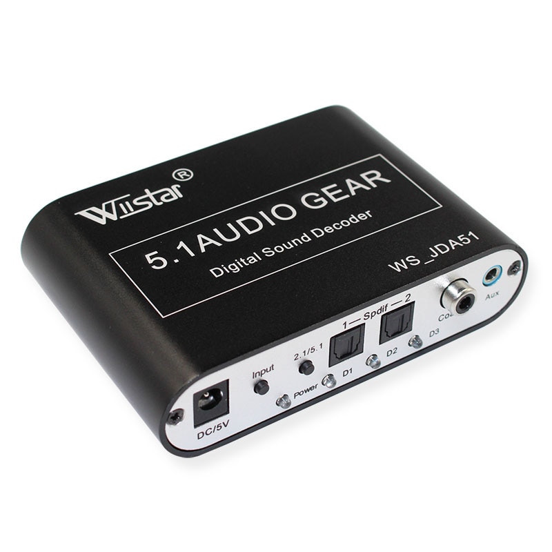 Wiistar 5.1  ڴ SPDIF  RCA DTS AC3  to 5.1  PS3 DVD ÷̾  Ƴα ڴ
